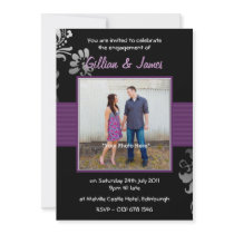 Pretty Personalised Photo Engagement Party Announcement