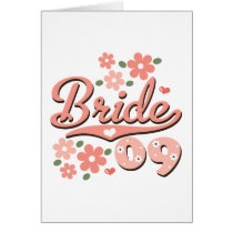 Pretty Petal 09 Bride Wedding Bridal Stationery Card