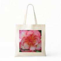 Pretty Pink and White Begonia Budget Bag