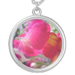Pretty Pink and White Snaps necklaces