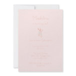 Pretty Pink Ballet Slippers Birthday Invite invitations