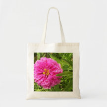 Pretty Pink Bloom Tote Bags