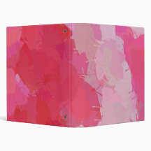 Pretty Pink Butterflies 3 Ring Binders