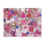 Pretty Pink Button Collage Postcard