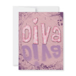 Pretty Pink Diva Design invitations