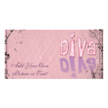 Pretty Pink Diva Design photo cards