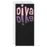 Pretty Pink Diva Design rack cards