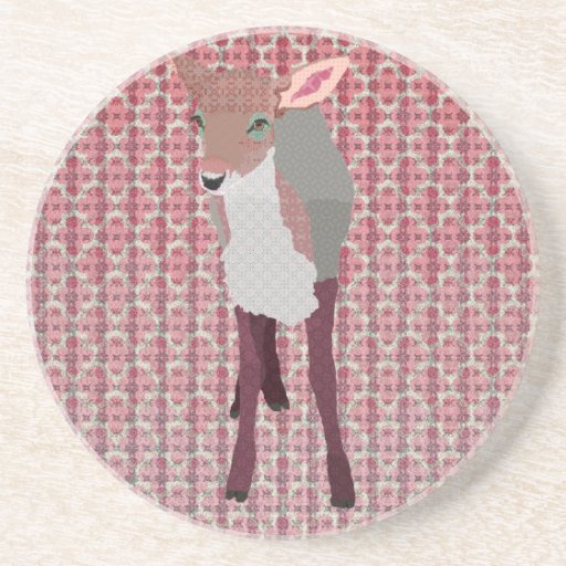 Pretty Pink Fawn Coaster