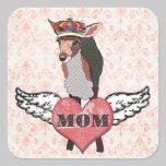 Pretty Pink Fawn Heart Mom Sticker stickers