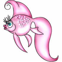 Pretty Pink Fish Acrylic Cut Out