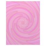 Pretty pink girly swirl letterhead
