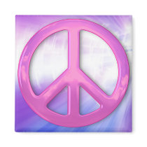 Pretty Pink Peace Sign
