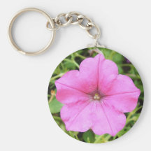 Pretty Pink Petunia Key Chain