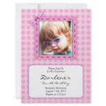Pretty Pink Scrapbook Photo Birthday Party Invite