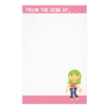 Pretty Pink Stationary Personalized Stationery