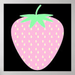 Pretty Pink Strawberry. Posters