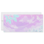 pretty pink summer fantasy landscape design customized rack card