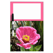 Pretty Pink Zinnia Memo Board