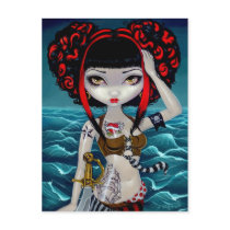 "Pretty Pirate Polly" Postcard