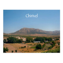 Pretty postcard of Chirivel, Almeria, Spain