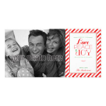 Pretty Preppy Holiday Photo Card