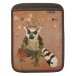 Pretty Princess Lemur Pink Stardust Rickshaw Sleev iPad Sleeve