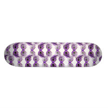 Pretty Purple Masquerade Masks Mardi Gras Skate Boards