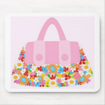 pretty purse mouse pad
