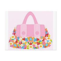 pretty purse post card