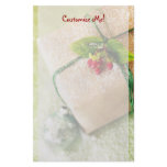 Pretty red and Green Holiday Season Stationery