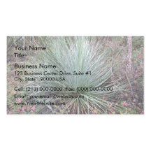 Pretty small pink flowers and shrubs business cards