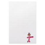 Pretty Snowboard Girl Customized Stationery