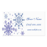 Pretty Snowflakes Business Card
