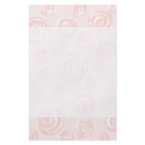 Pretty soft pink rose pattern. flyers