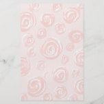 Pretty soft pink rose pattern. full color flyer