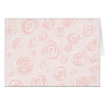 Pretty soft pink rose pattern. greeting cards