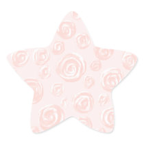 Pretty soft pink rose pattern. stickers