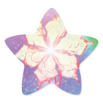 Pretty Sparkling Fantasy Flower Colourful Design