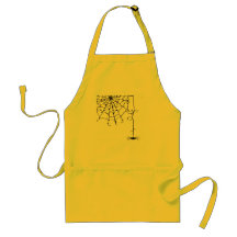 PRETTY spiderweb Apron