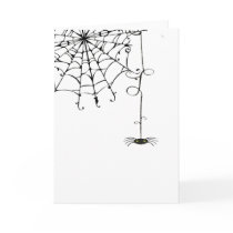 PRETTY spiderweb Card