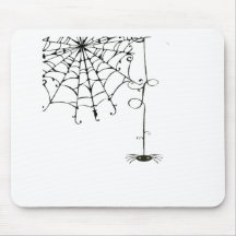 PRETTY spiderweb Mouse Pads