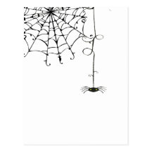 PRETTY spiderweb Postcards