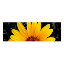 Pretty Sunflower Bookmark Business Card