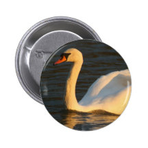 Pretty Swan Button