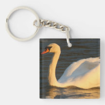 Pretty Swan Keychain Acrylic Keychains