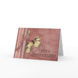 Pretty Swirls Anniversary Greeting Cards