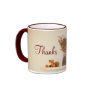 Pretty Thanksgiving Seasonal Decorations Mugs