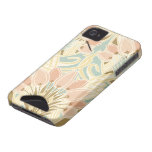 pretty tulips art nouveau floral pattern iphone 4 id covers