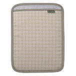 Pretty Vintage Tan Snowflake & Abstract Sleeve Sleeve For iPads