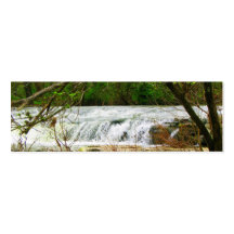 Pretty Waterfall Bookmark Business Card